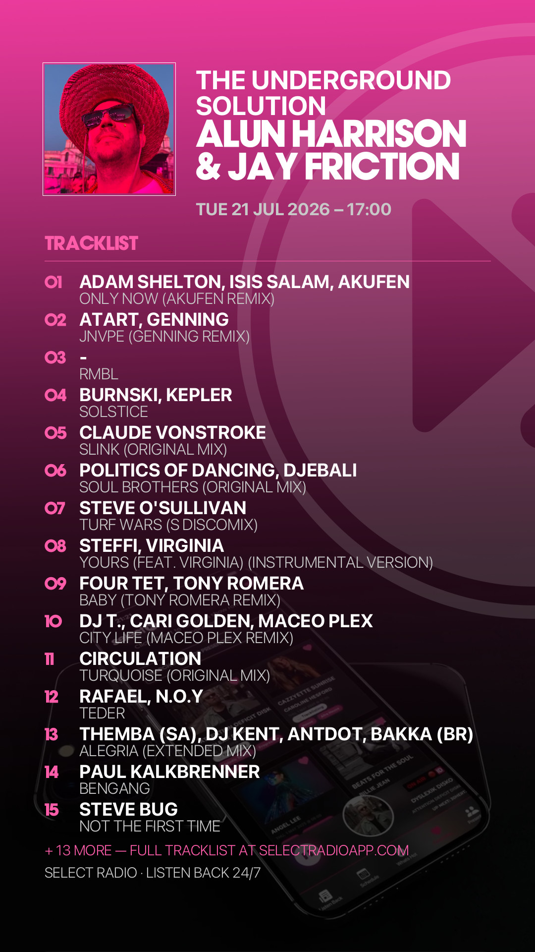 Tracklist Story Preview