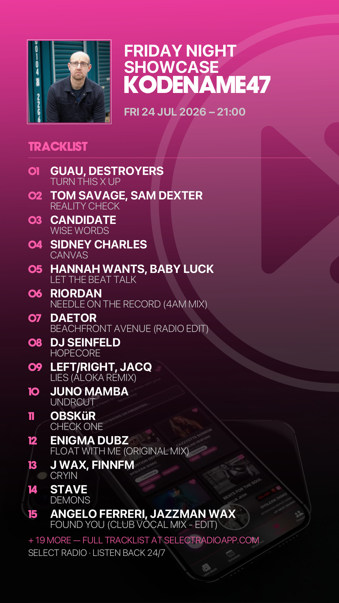 Tracklist Story Preview