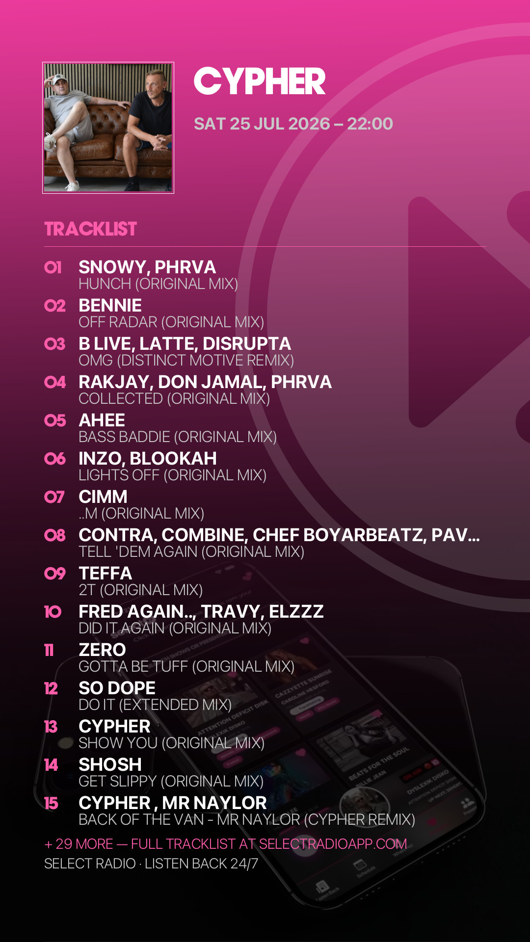 Tracklist Story Preview