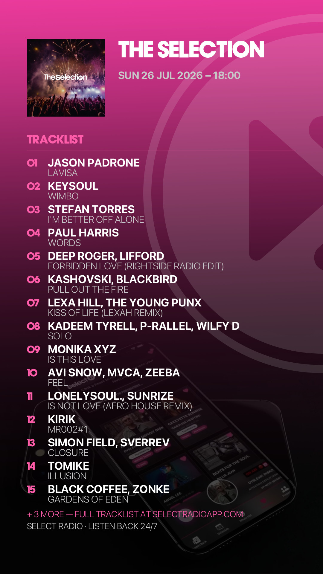 Tracklist Story Preview