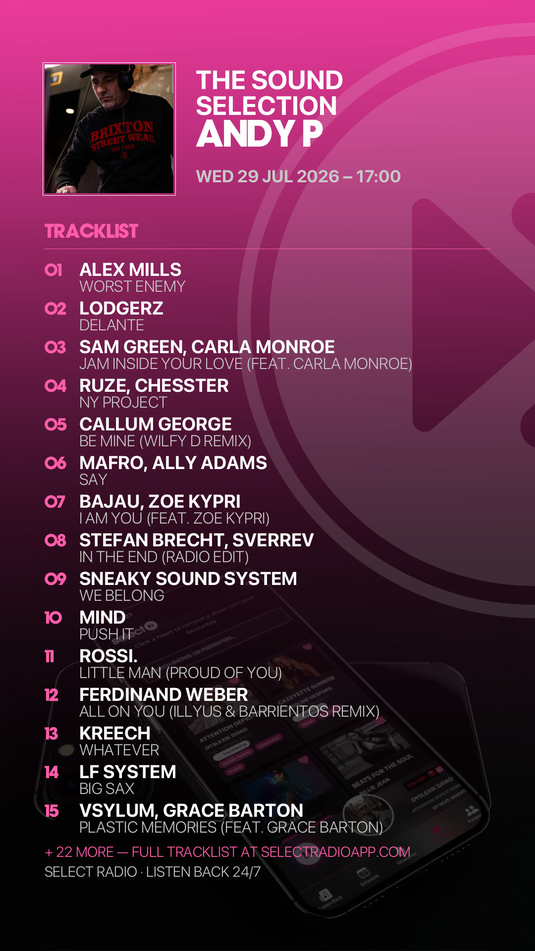 Tracklist Story Preview