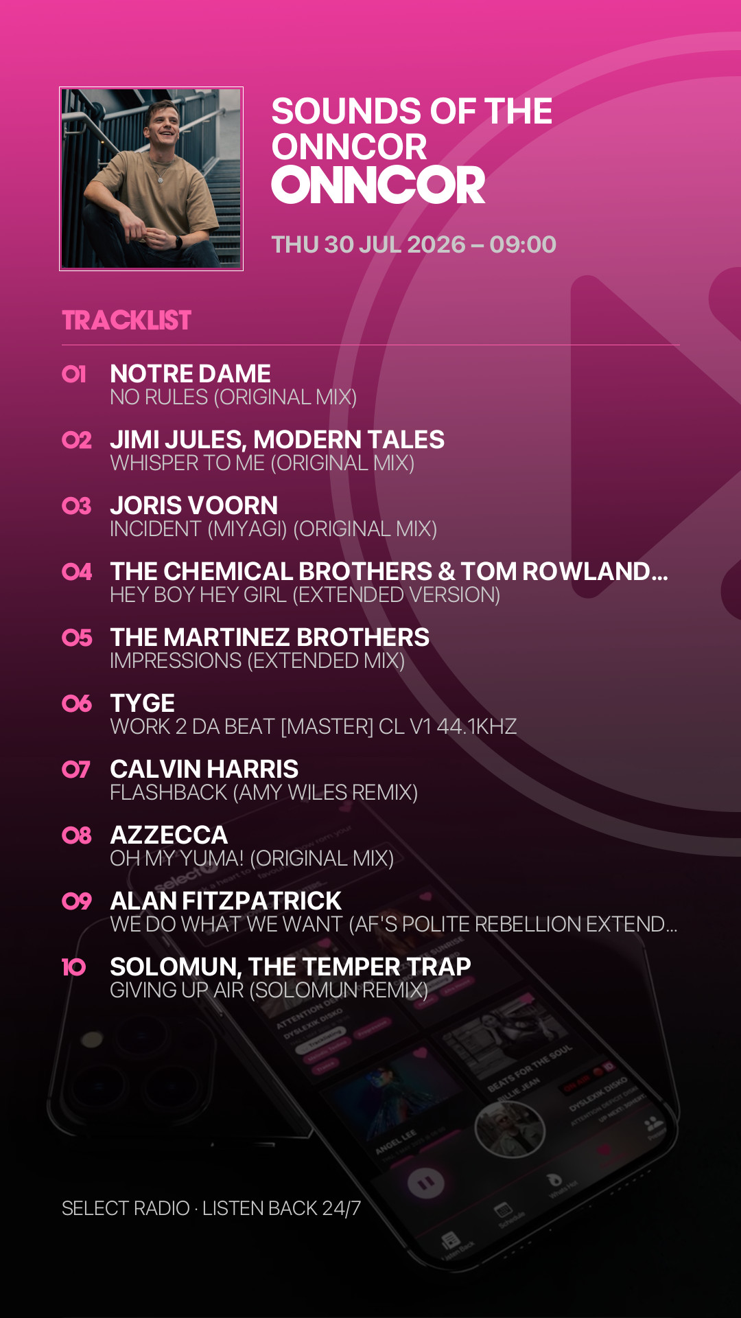 Tracklist Story Preview
