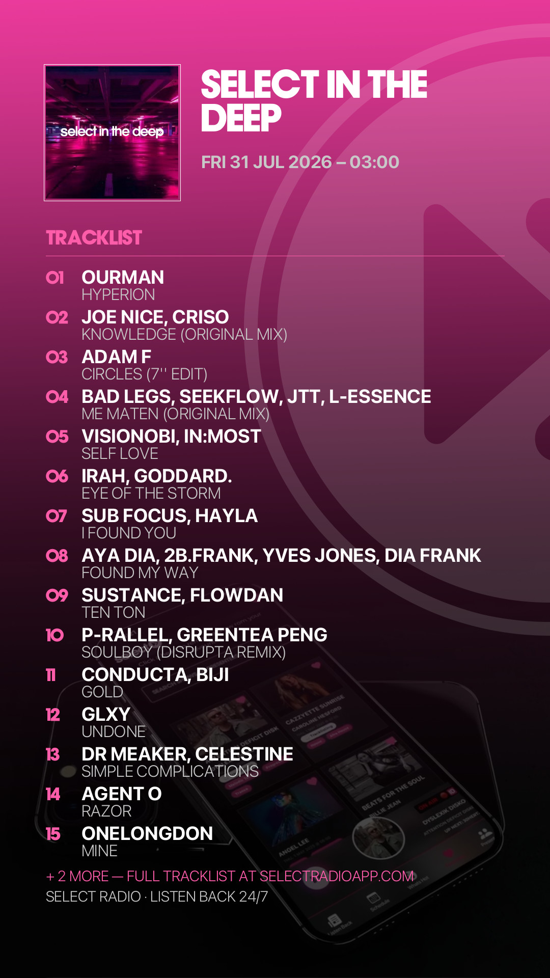 Tracklist Story Preview