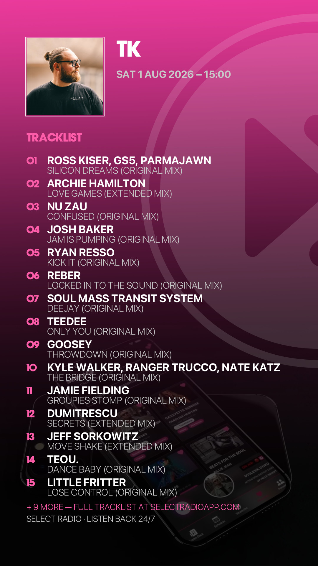 Tracklist Story Preview