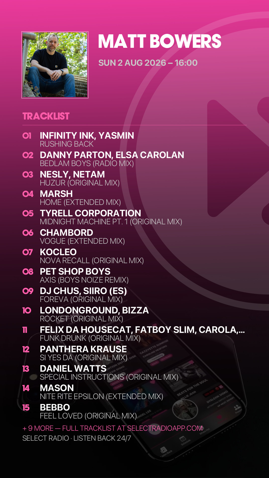 Tracklist Story Preview