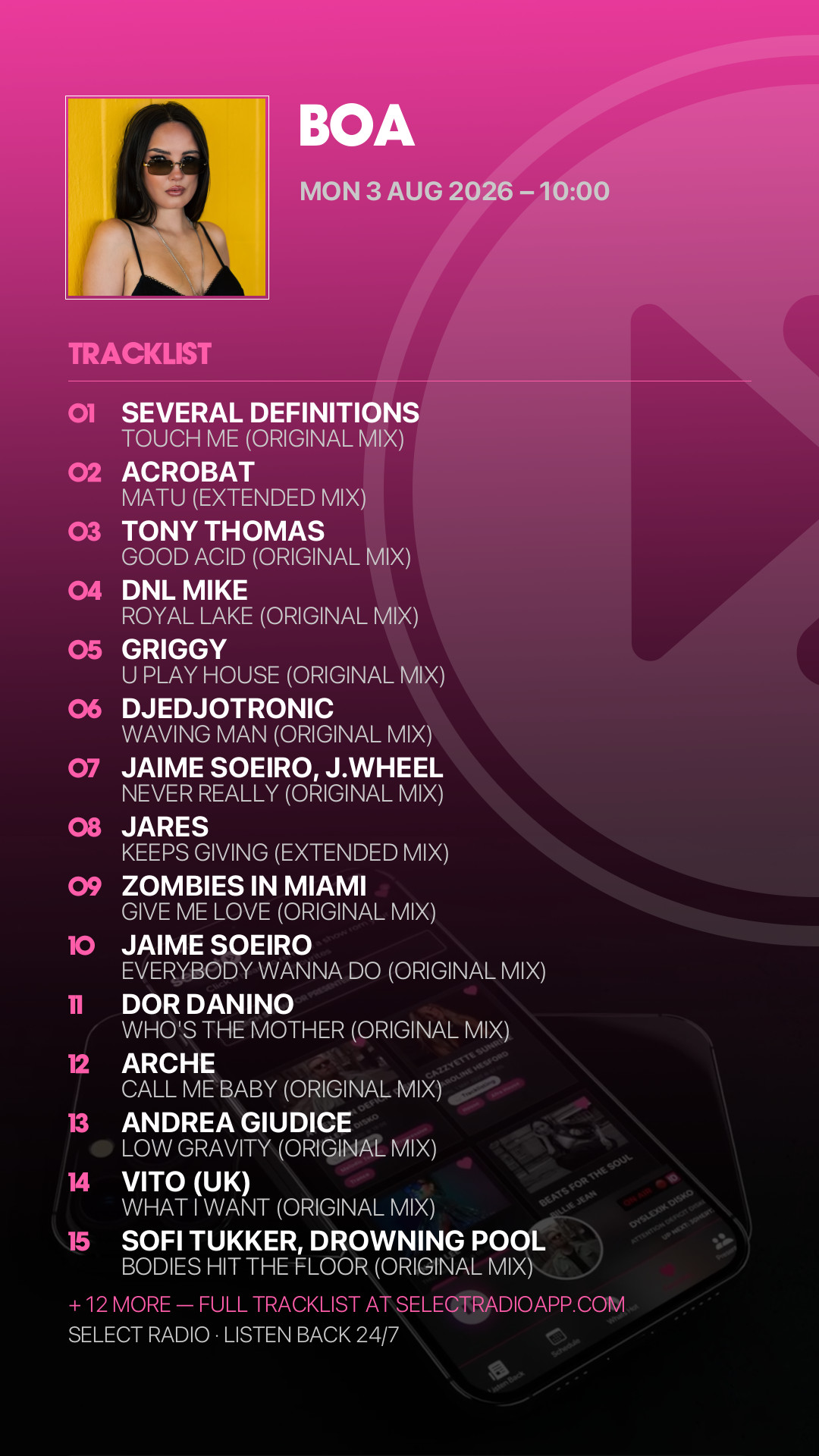 Tracklist Story Preview