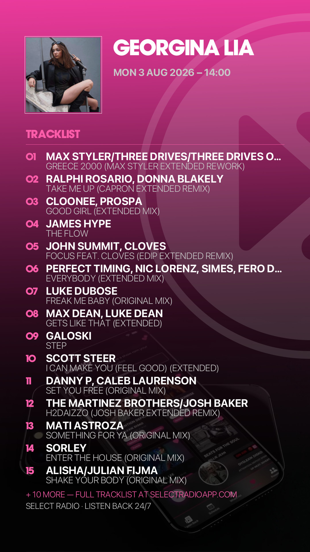 Tracklist Story Preview