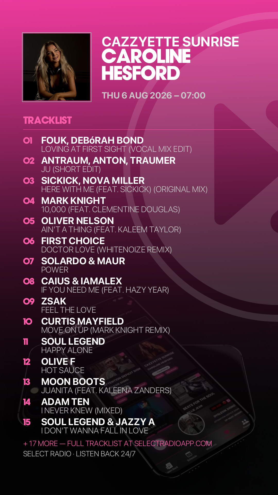 Tracklist Story Preview
