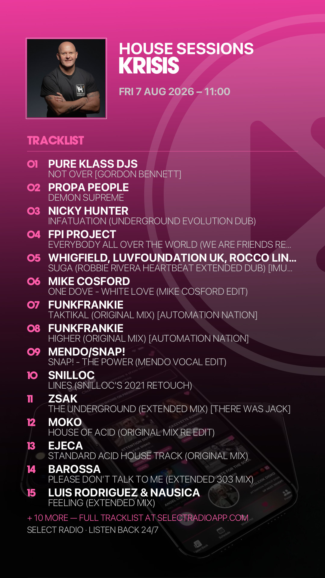 Tracklist Story Preview