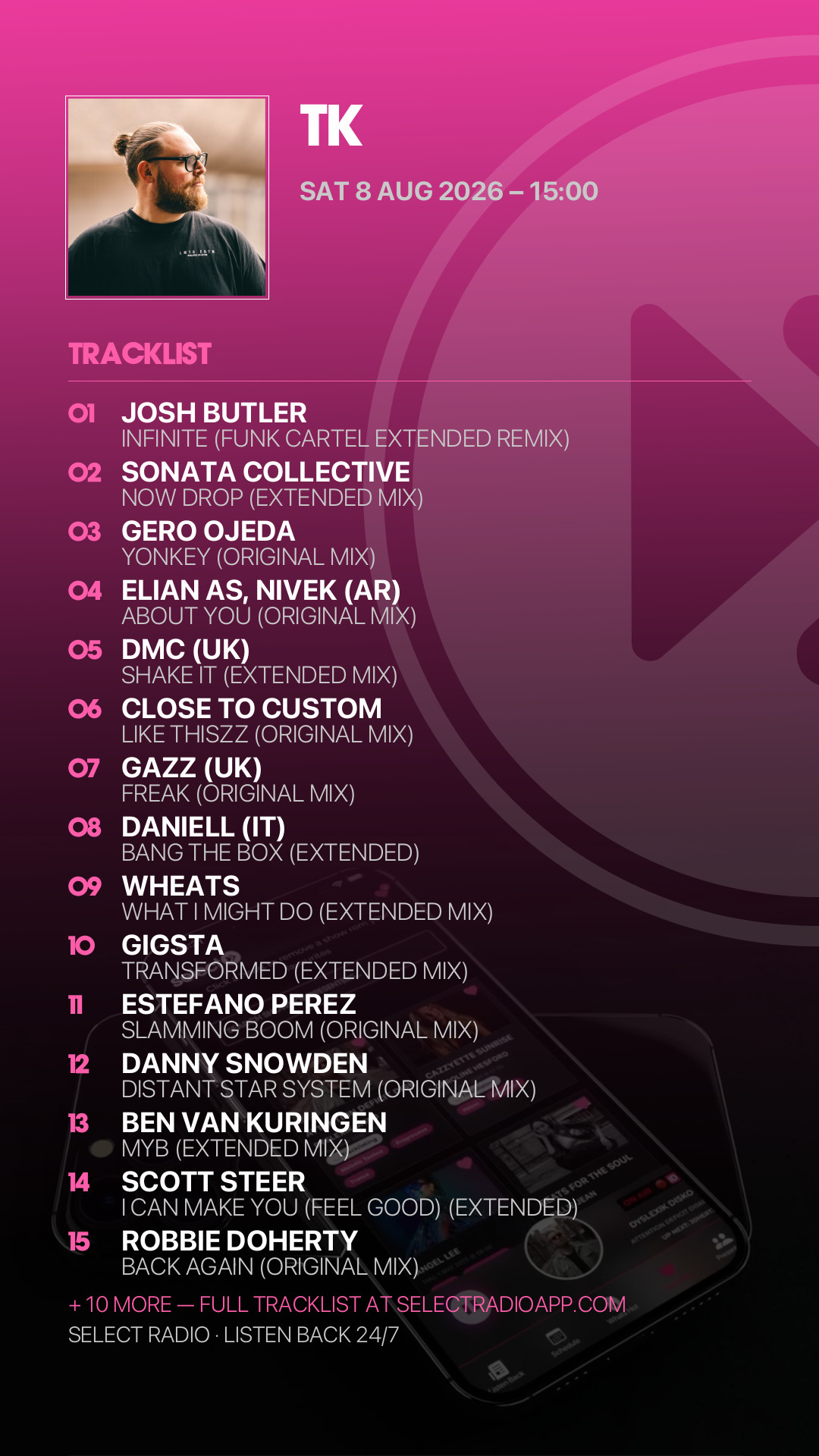 Tracklist Story Preview