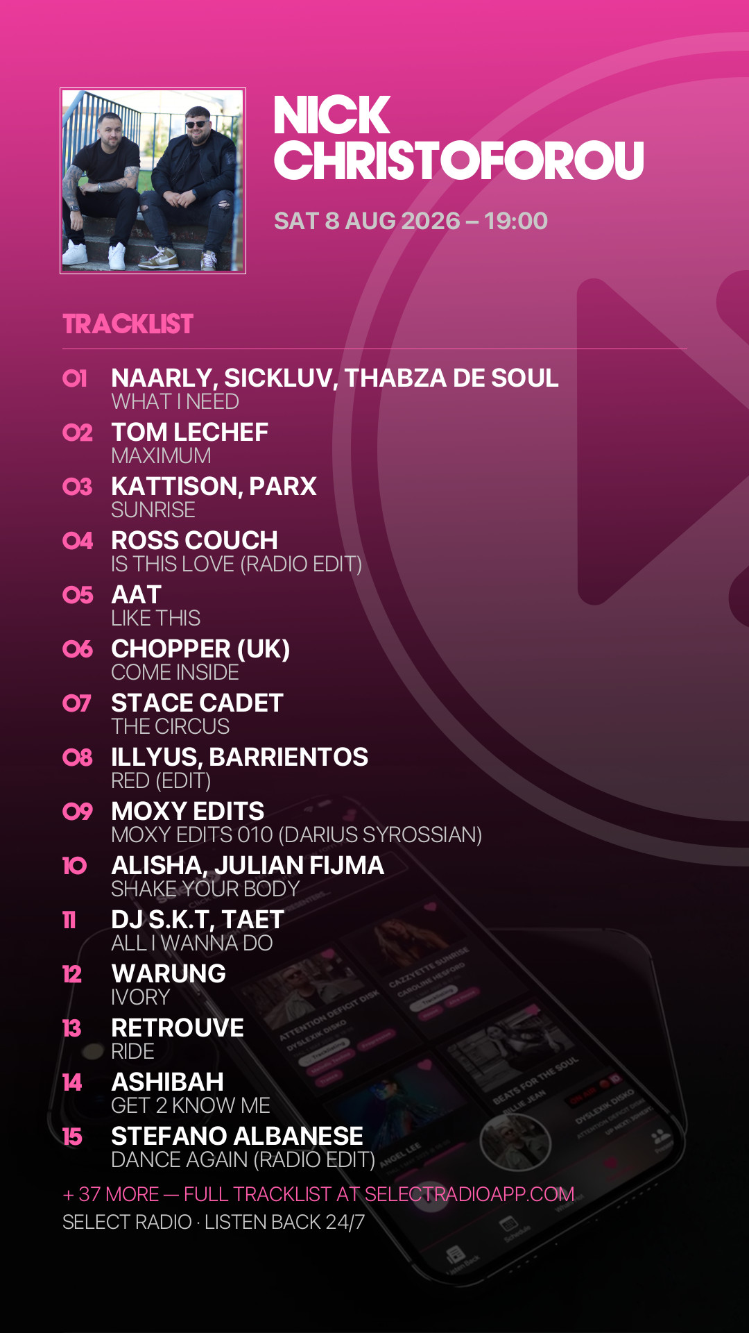 Tracklist Story Preview