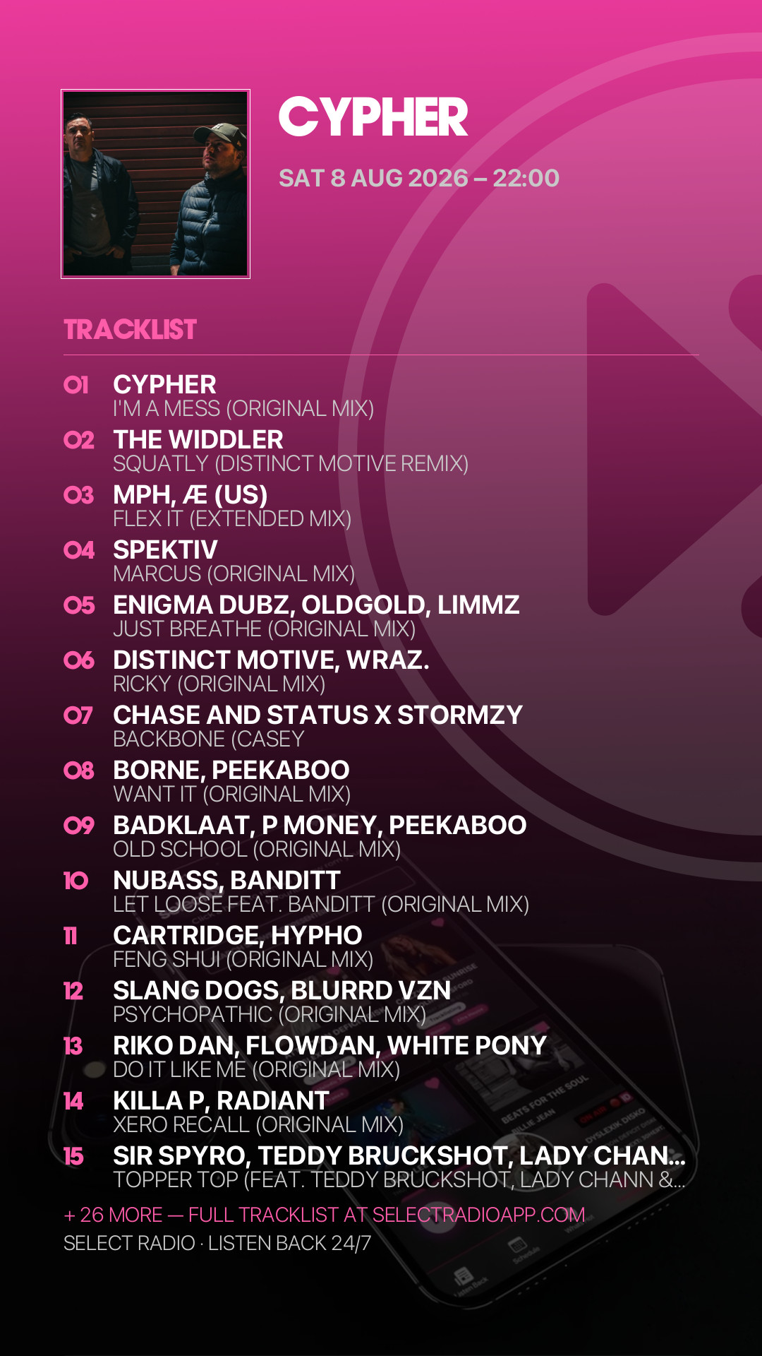 Tracklist Story Preview