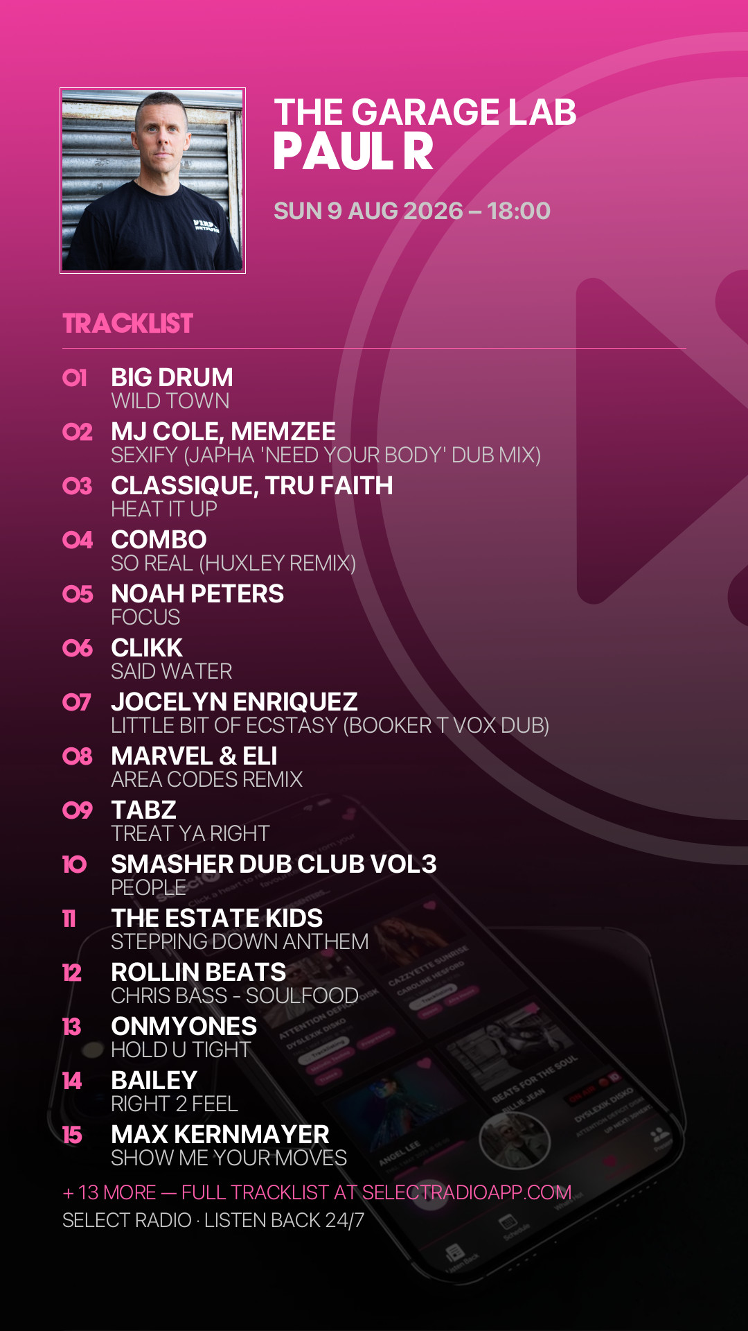 Tracklist Story Preview