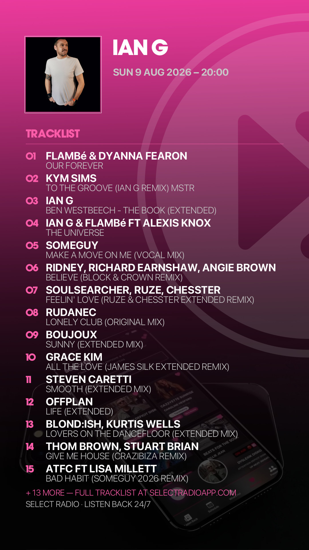 Tracklist Story Preview