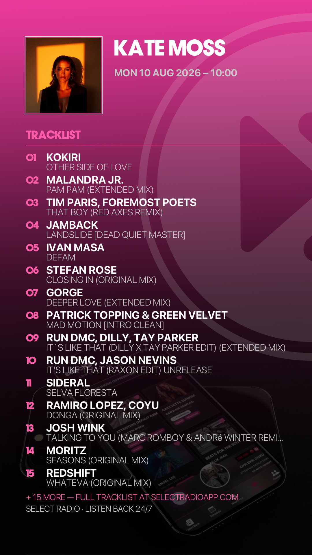 Tracklist Story Preview