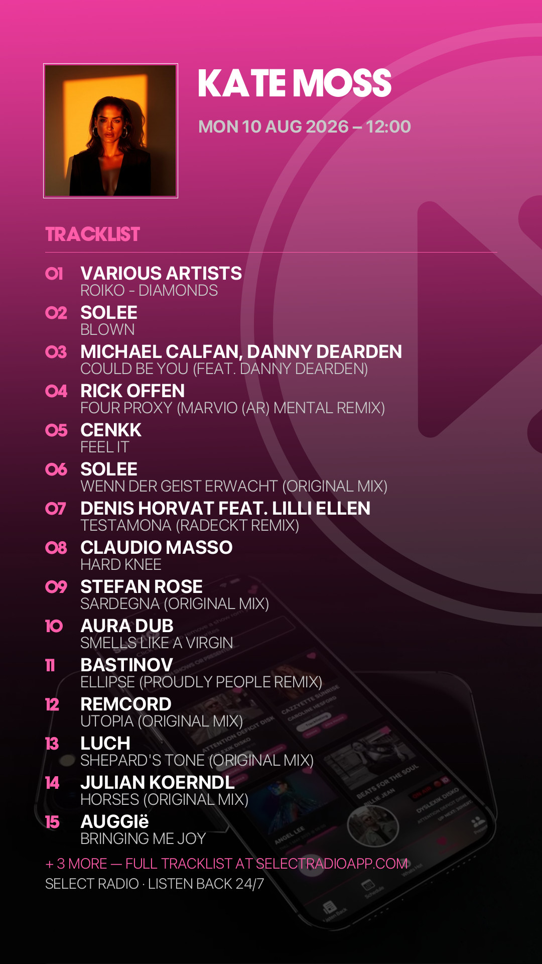 Tracklist Story Preview