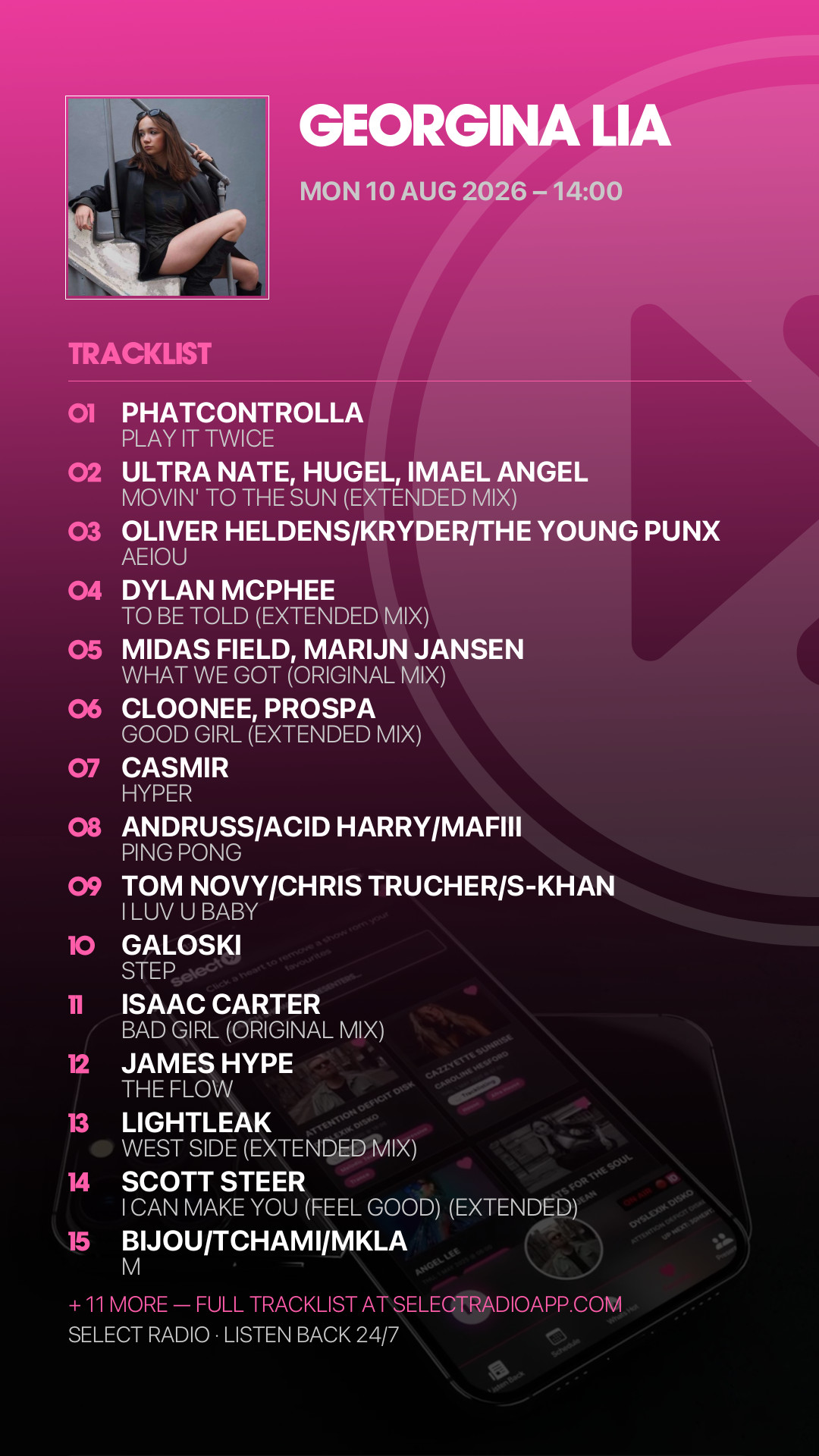 Tracklist Story Preview