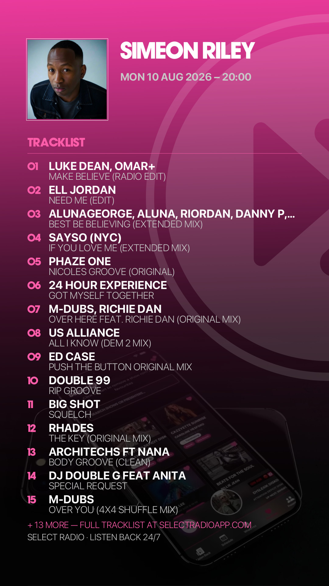 Tracklist Story Preview