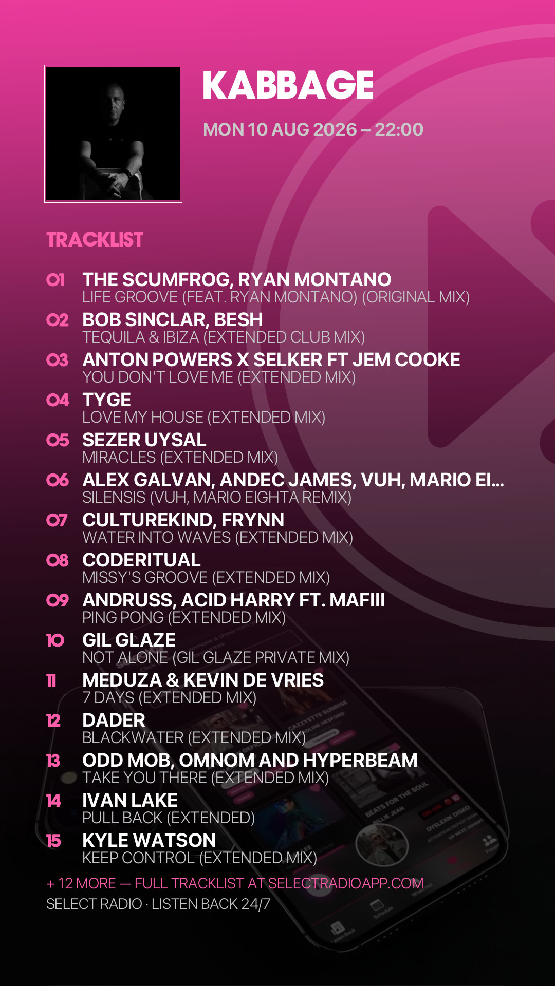 Tracklist Story Preview