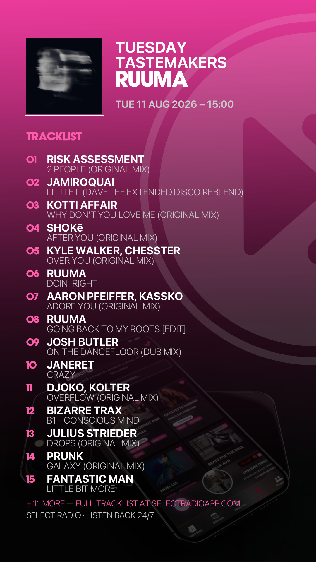 Tracklist Story Preview