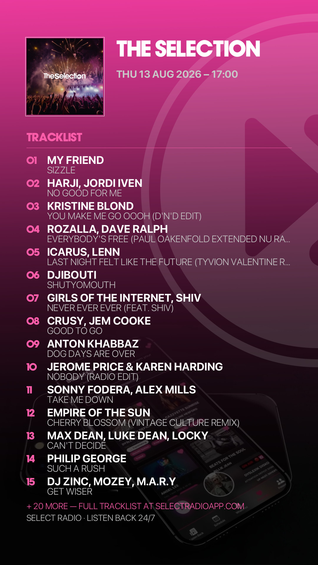 Tracklist Story Preview