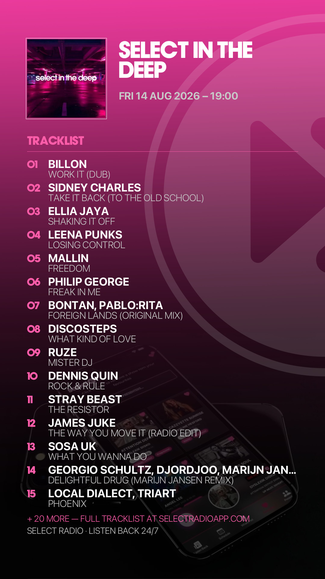 Tracklist Story Preview