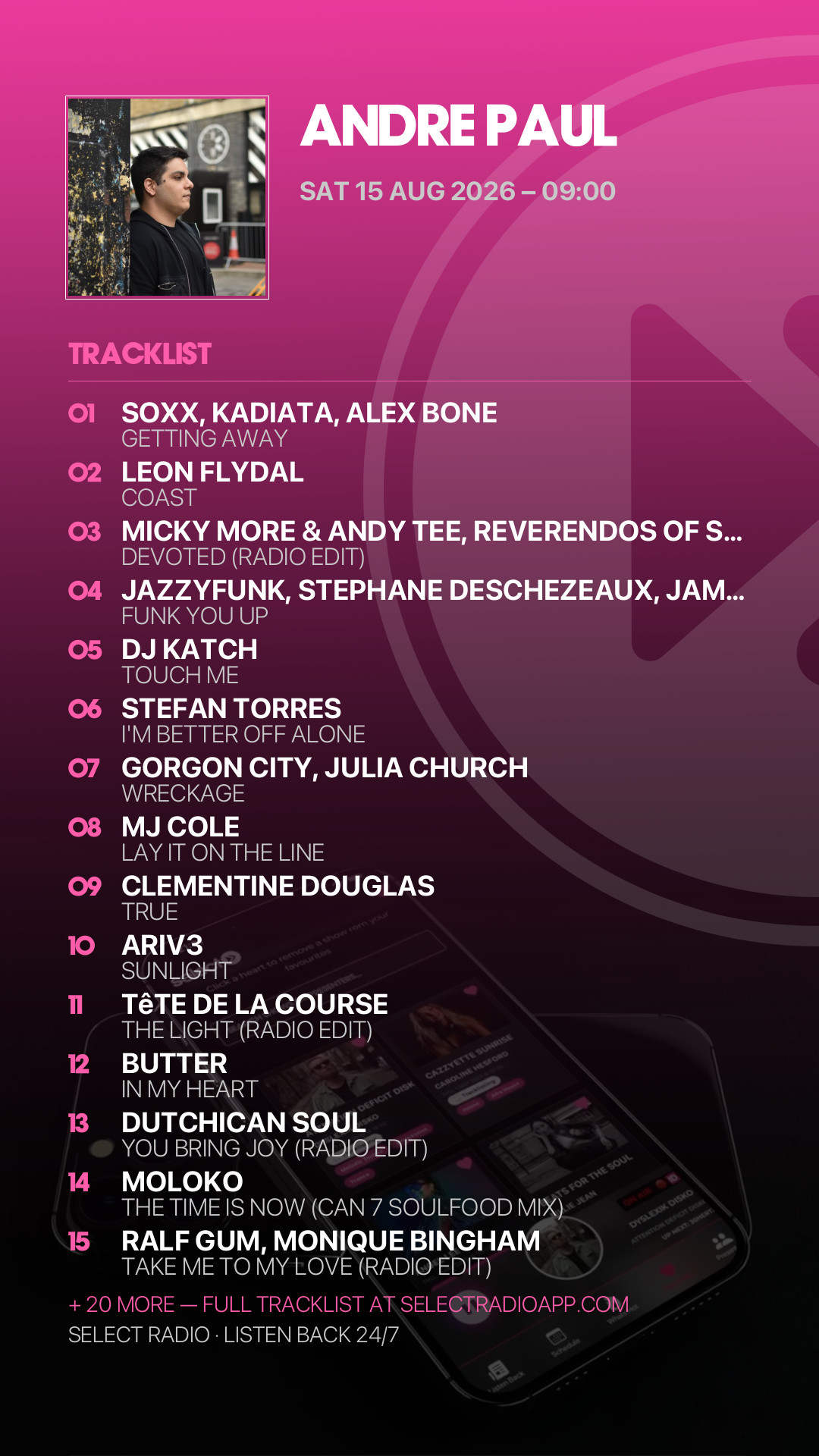 Tracklist Story Preview