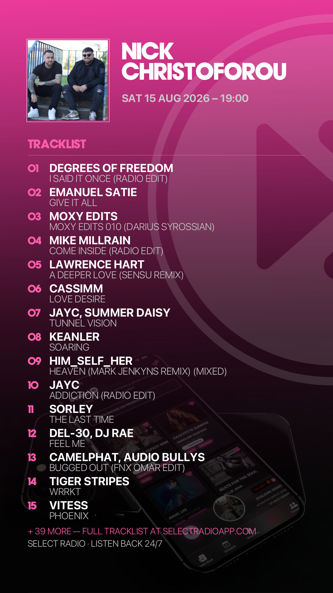 Tracklist Story Preview