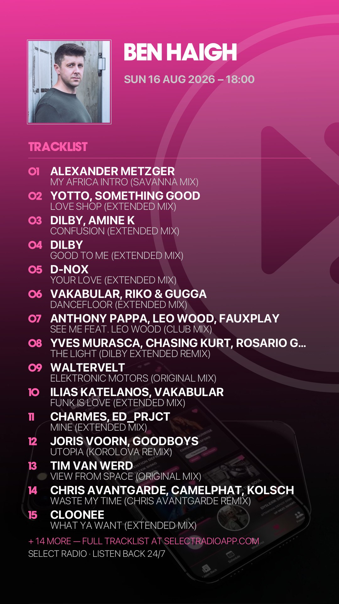Tracklist Story Preview