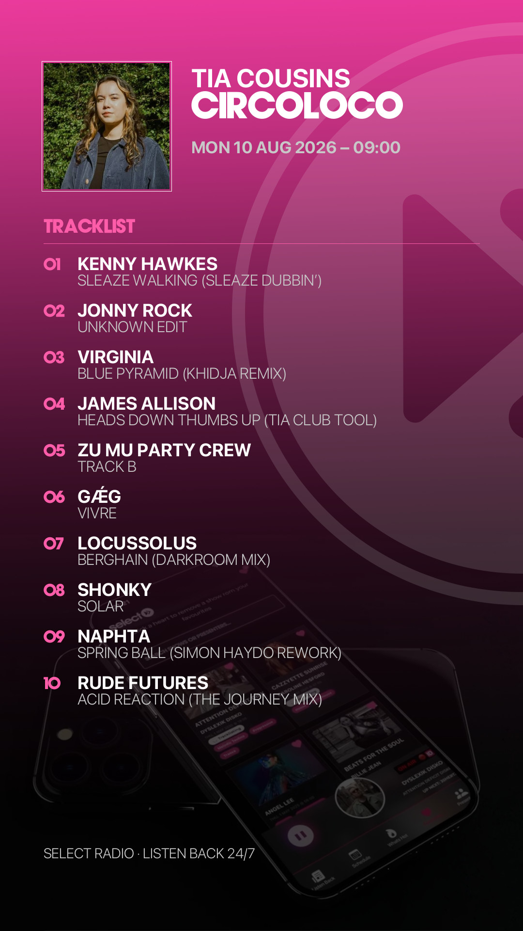 Tracklist Story Preview