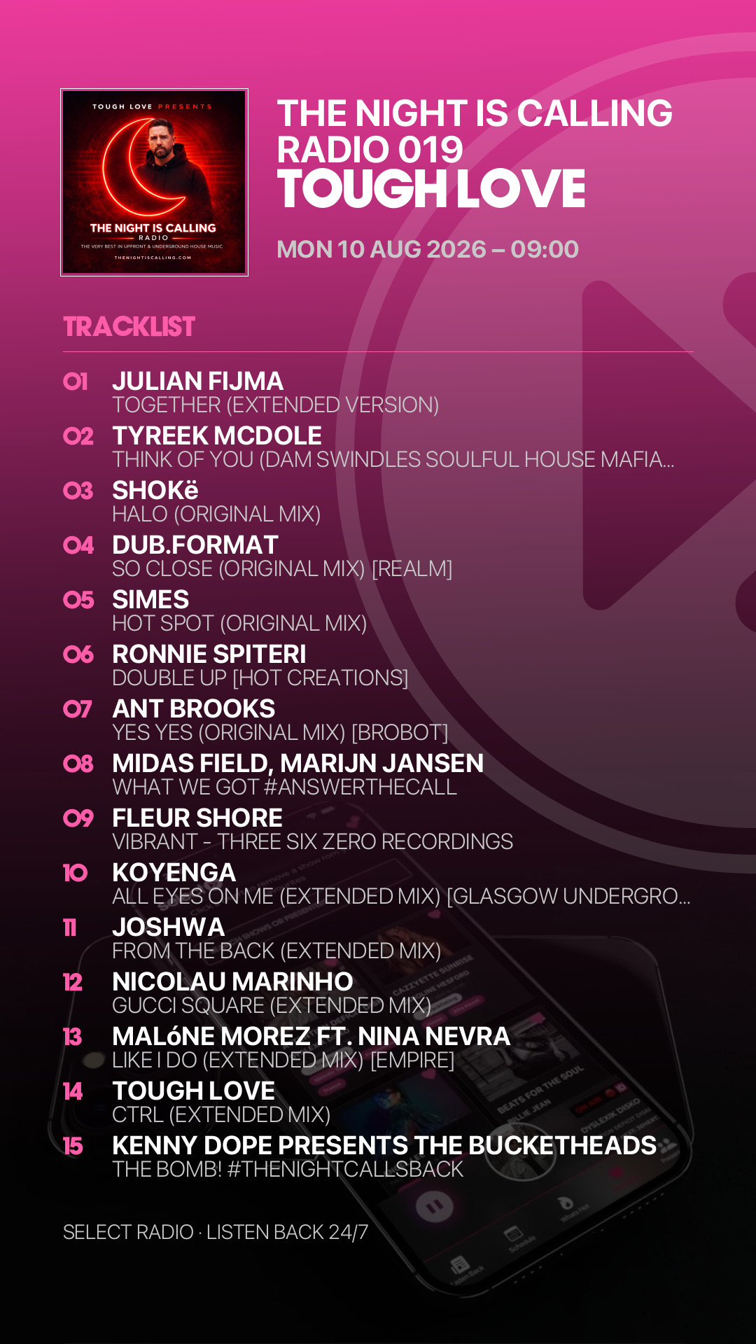 Tracklist Story Preview