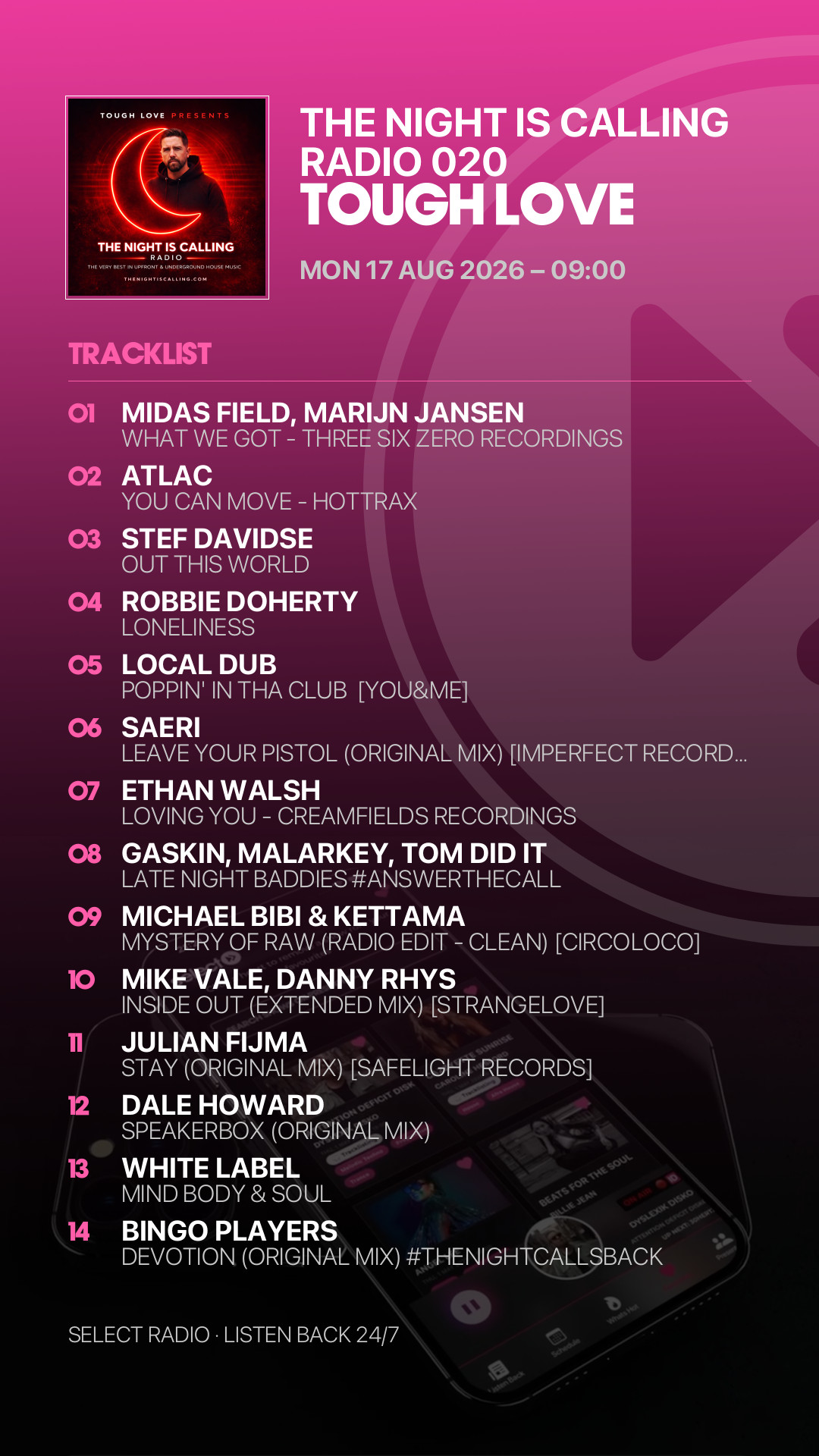 Tracklist Story Preview