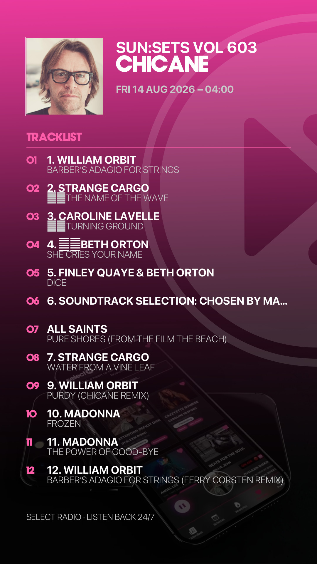 Tracklist Story Preview