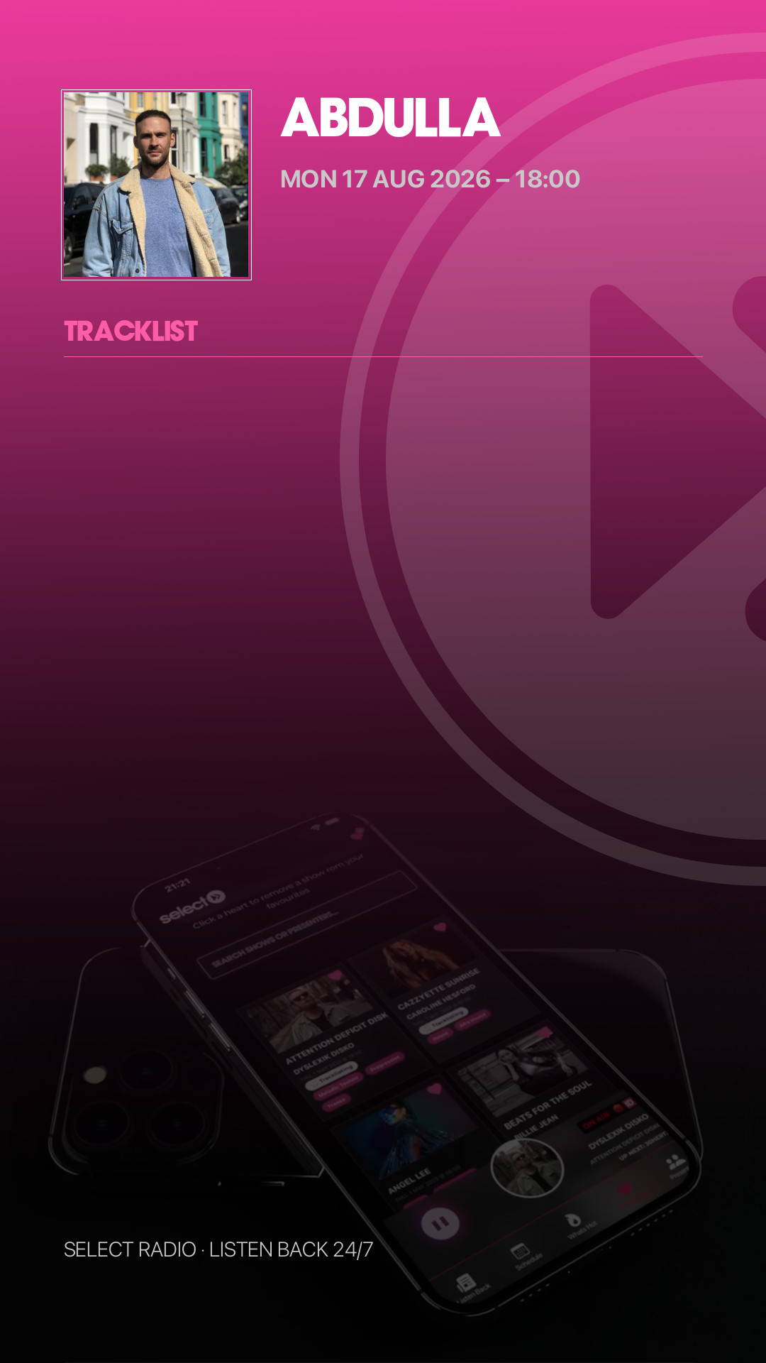 Tracklist Story Preview