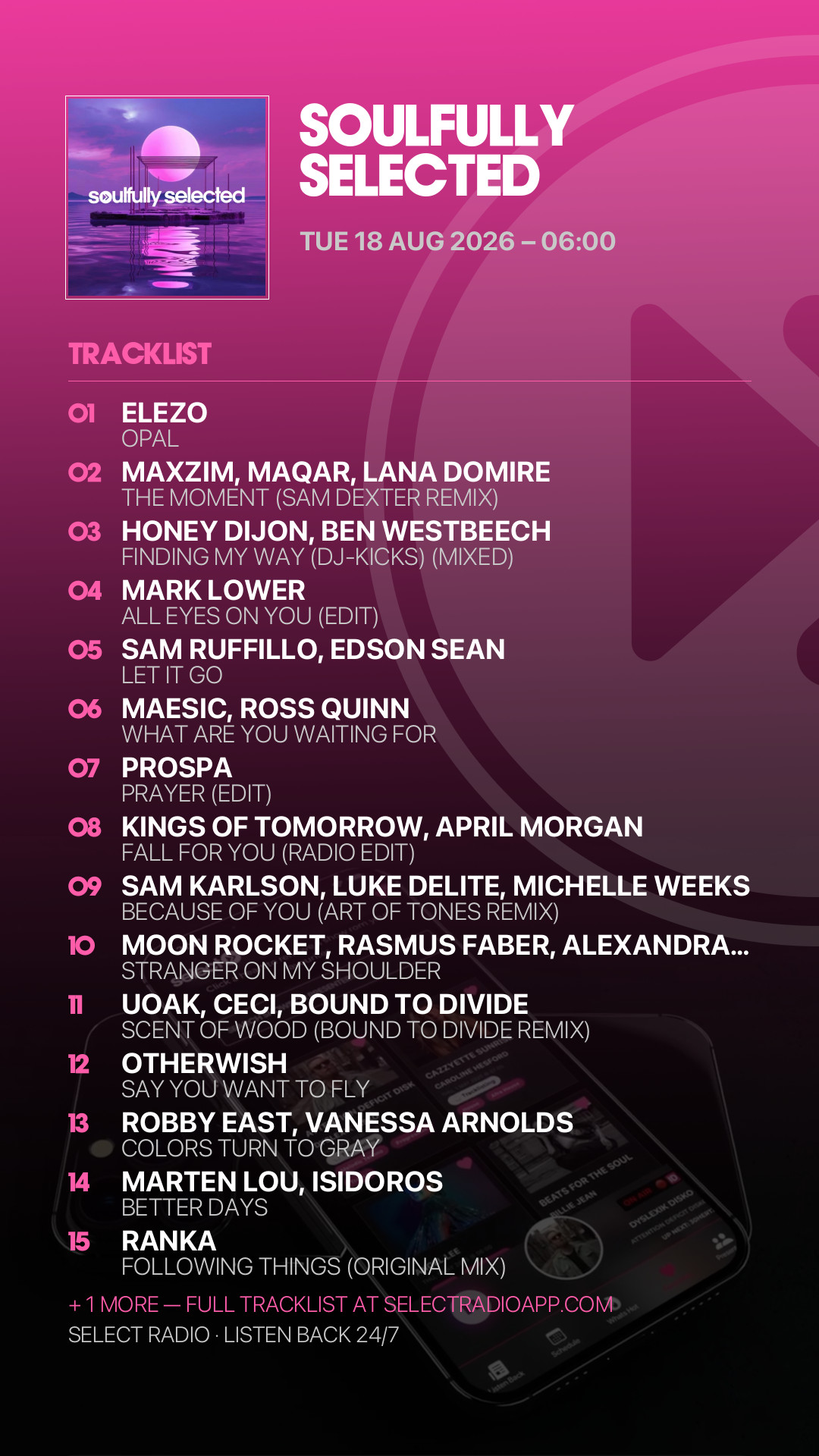 Tracklist Story Preview
