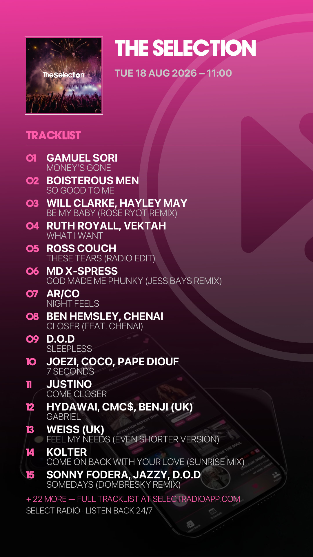 Tracklist Story Preview
