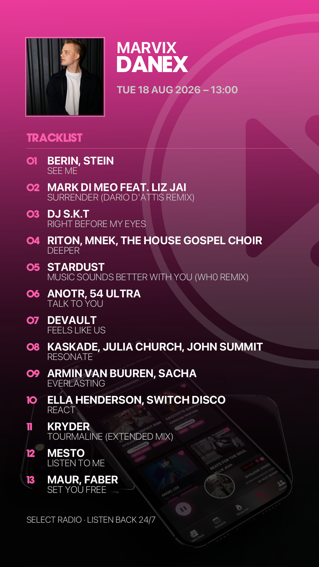 Tracklist Story Preview