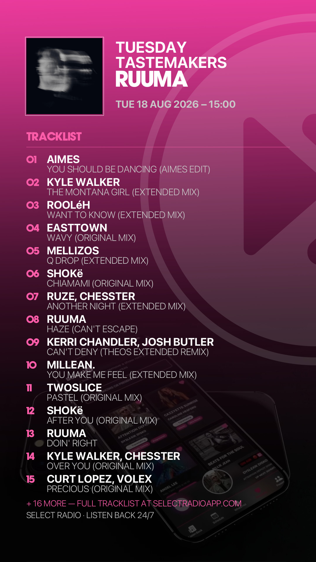 Tracklist Story Preview