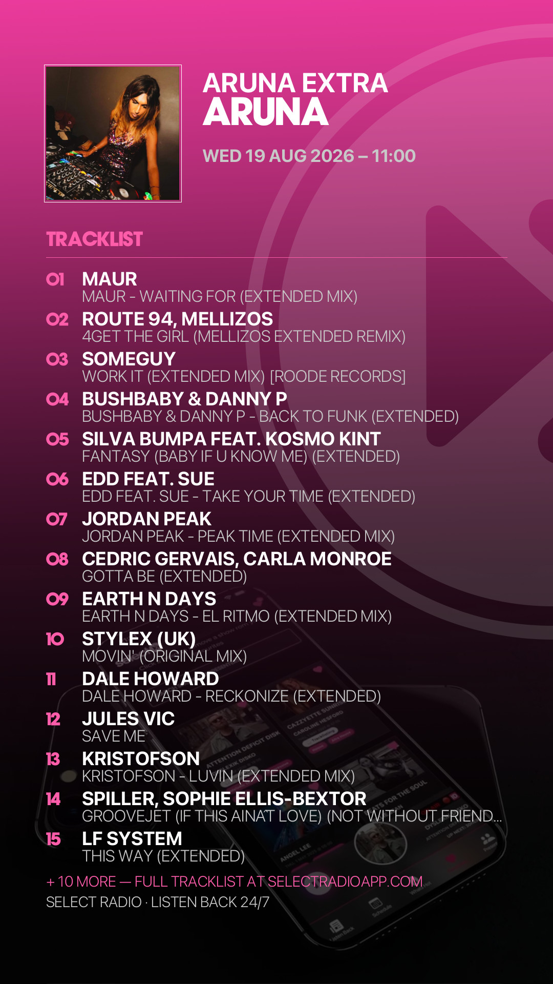 Tracklist Story Preview