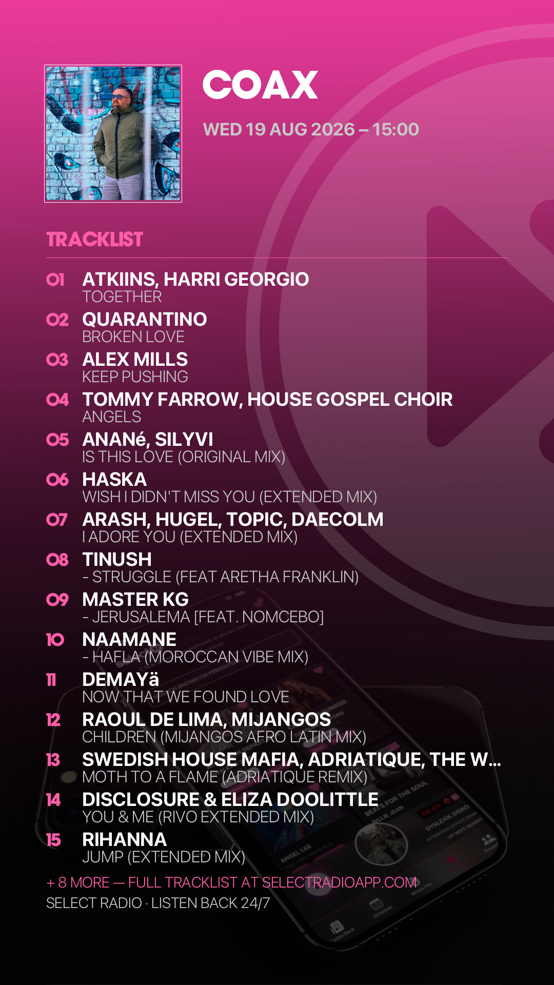 Tracklist Story Preview