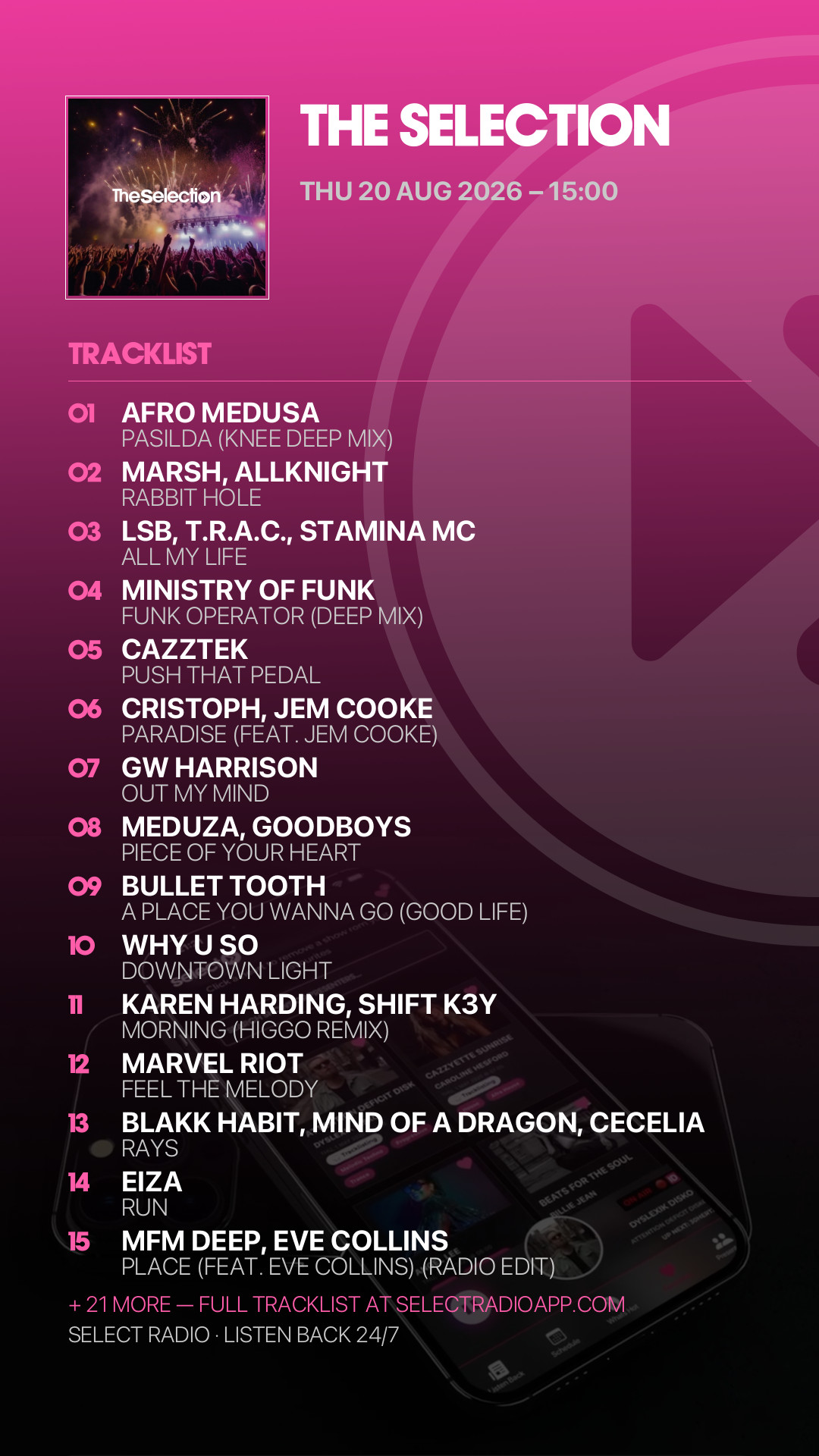 Tracklist Story Preview