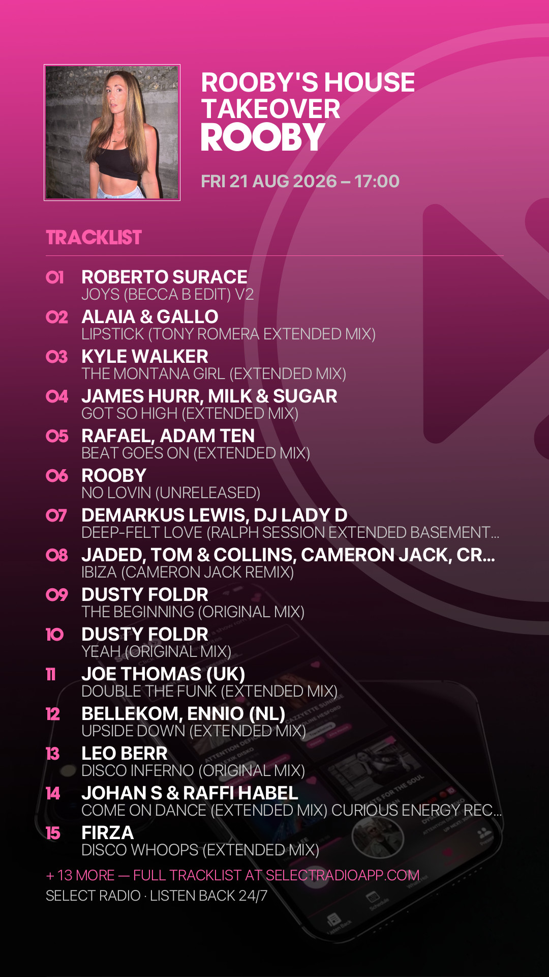 Tracklist Story Preview