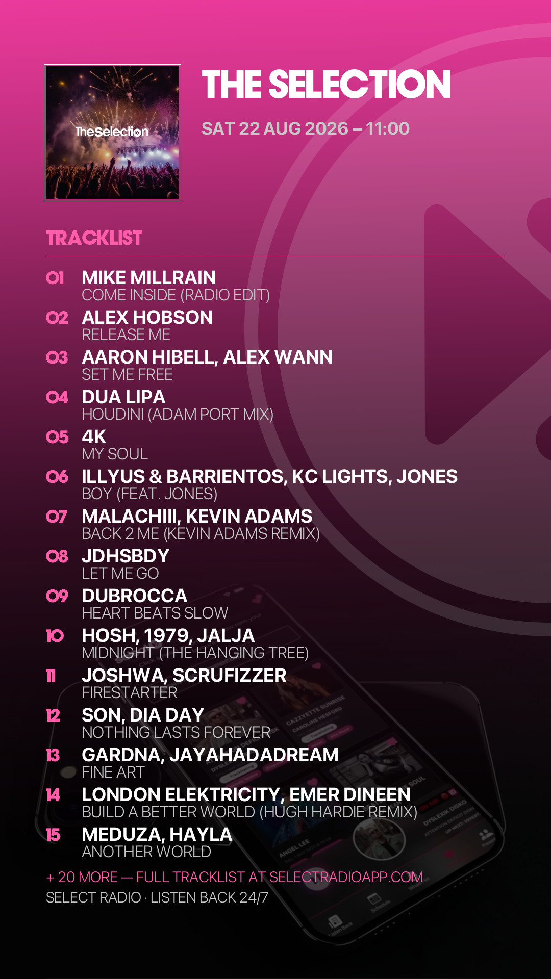 Tracklist Story Preview