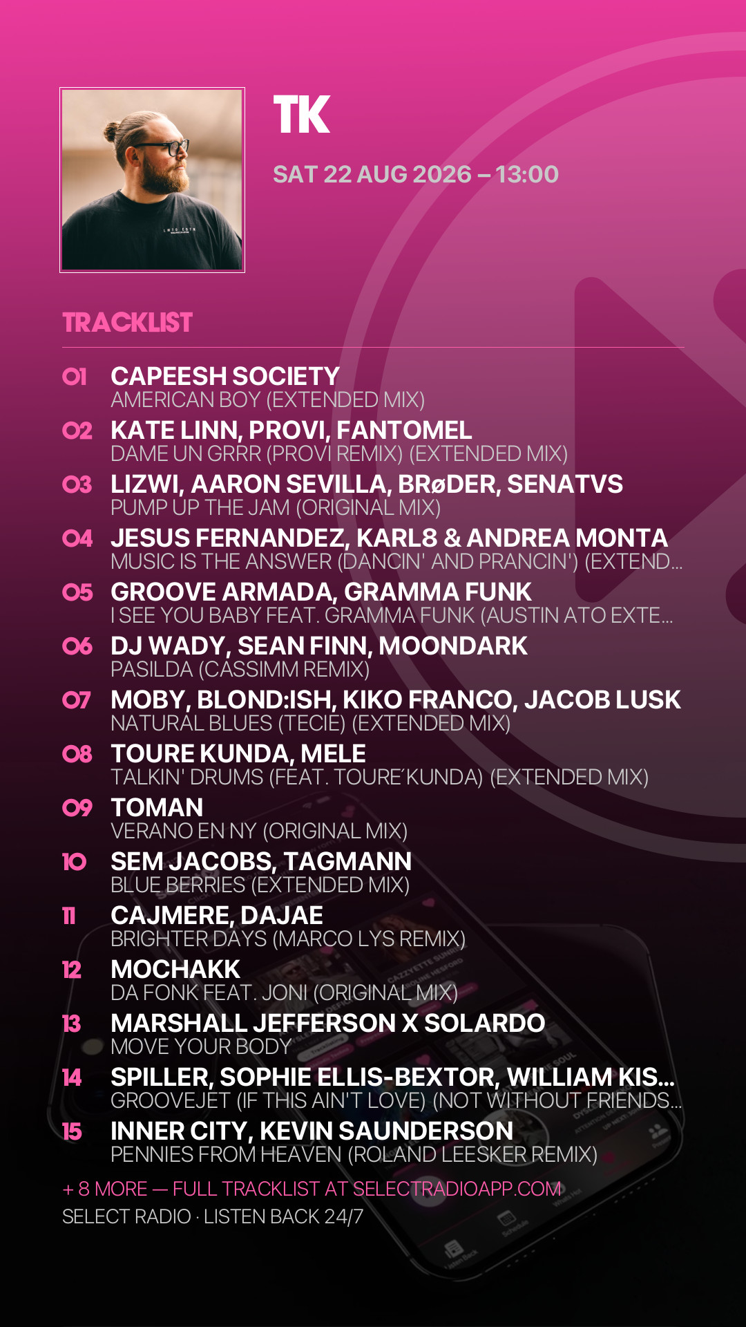 Tracklist Story Preview