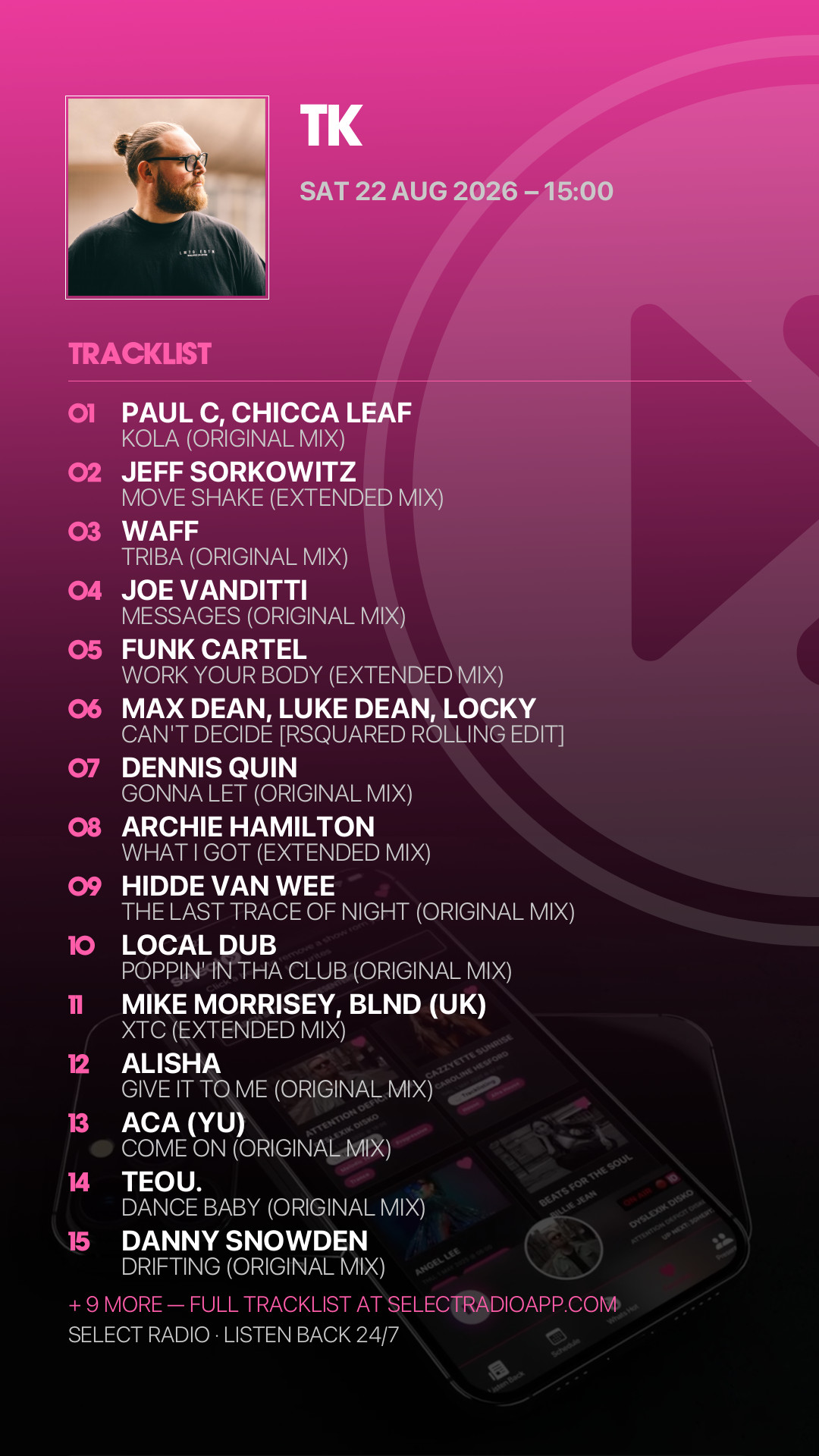 Tracklist Story Preview