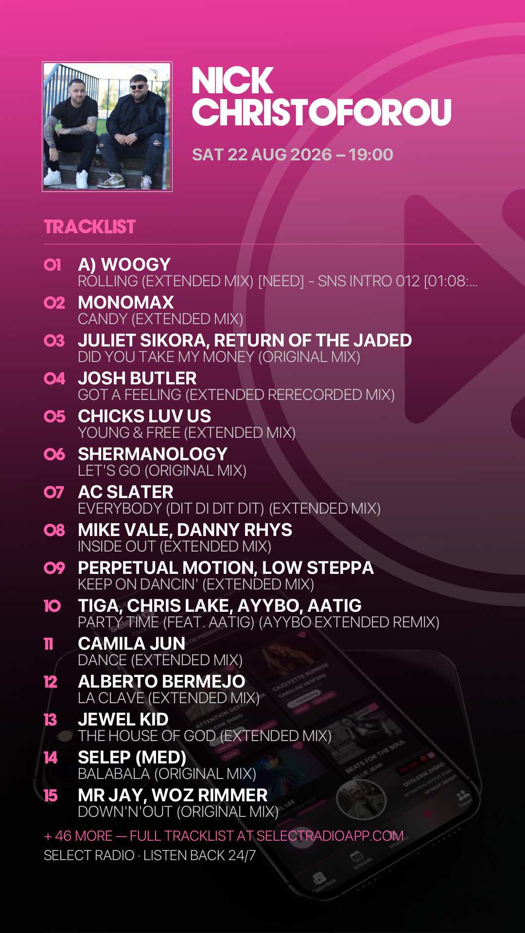Tracklist Story Preview