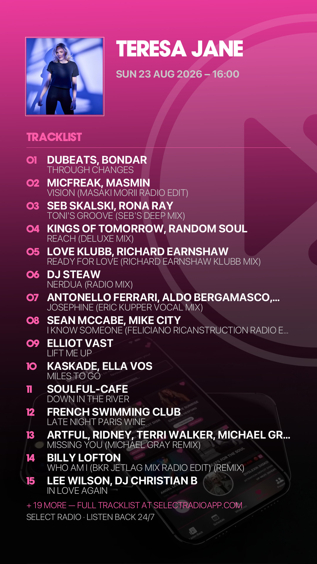 Tracklist Story Preview