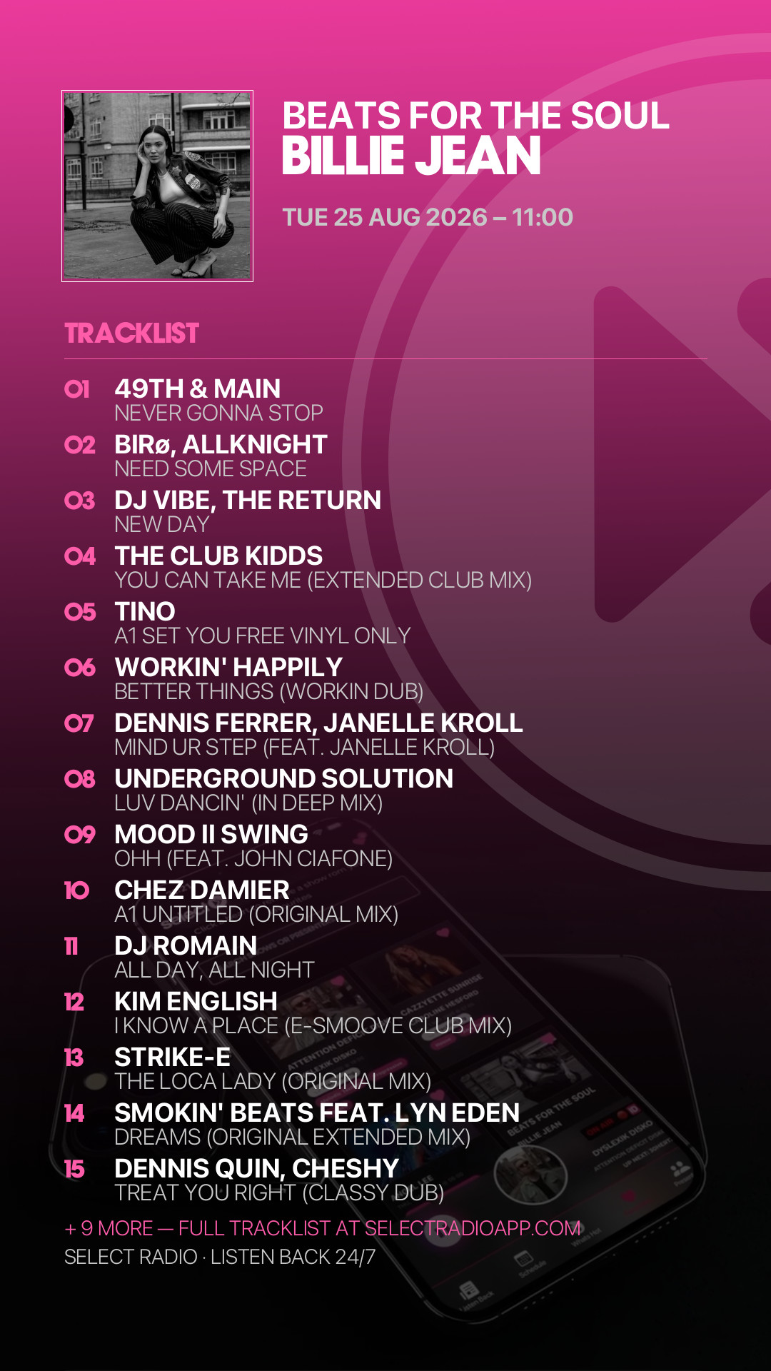 Tracklist Story Preview