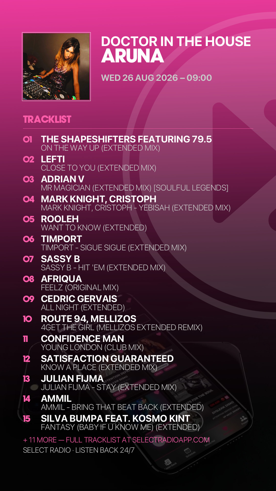 Tracklist Story Preview