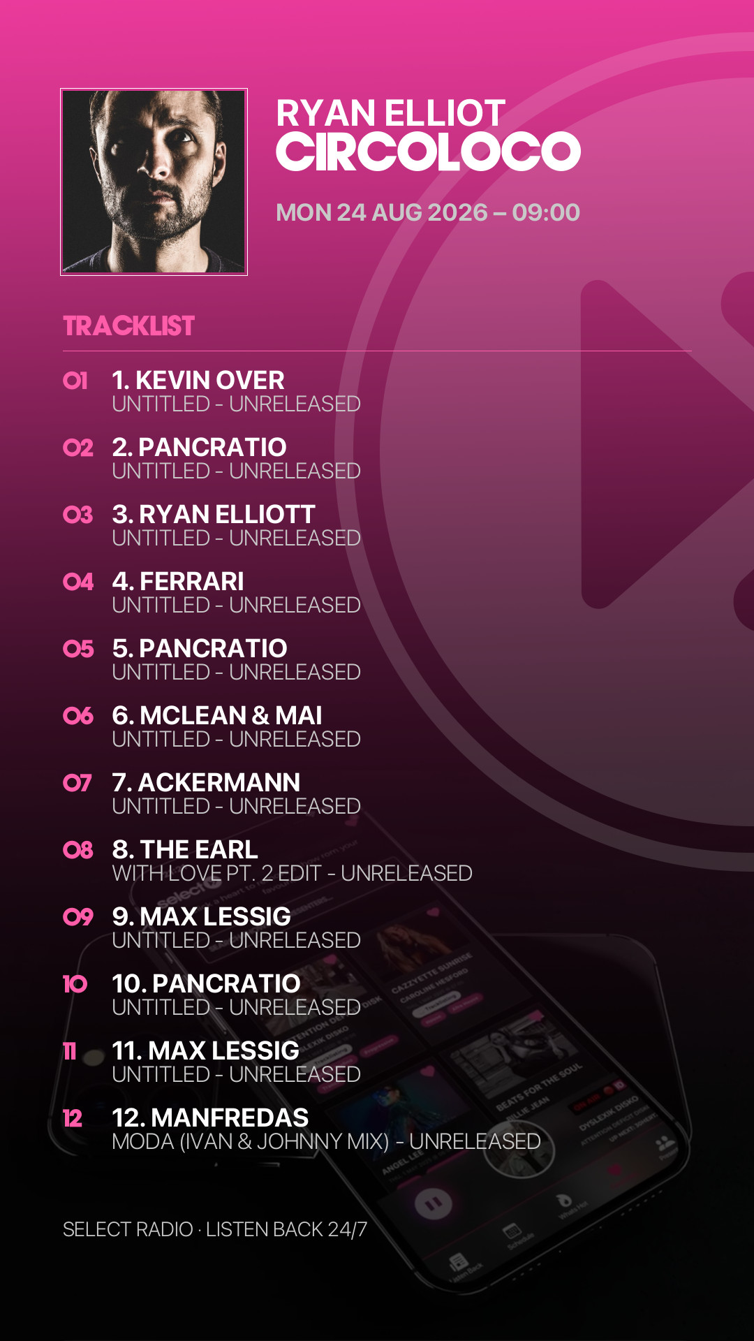 Tracklist Story Preview